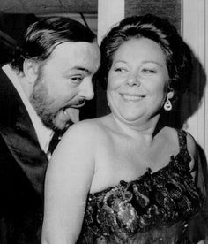 Luciano Pavarotti et Renata Scotto © DR