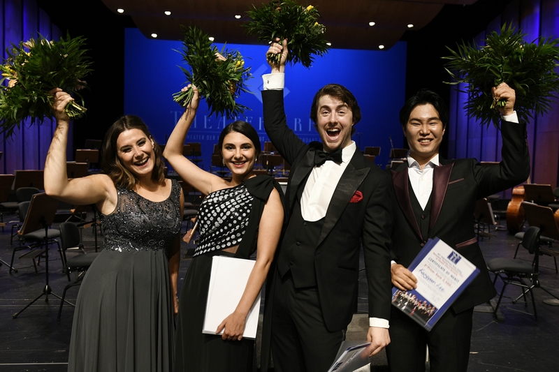 Wingate (2nd prize), Elena Villalón (2nd prize), Joshua Lovell (1st prize), Kangyoon Lee (3rd prize) © Lutz Edelhoff