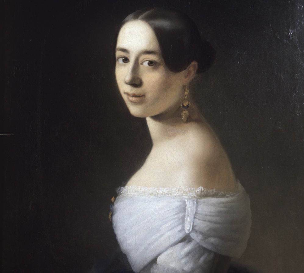 Portrait de Pauline Viardot (1842) par Carl Timoleon von Neff, peintre estonien © AFP / Sputnik