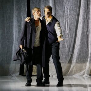 François Lis (Angelotti) et Riccardo Massi (Mario Cavaradossi) © frédéric stephan