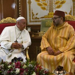 Le pape François et le Roi du Maroc, Mohammed VI © DR