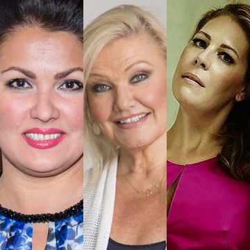 Anna Netrebko, Karita Mattila, Sondra Radvanovksy © DR