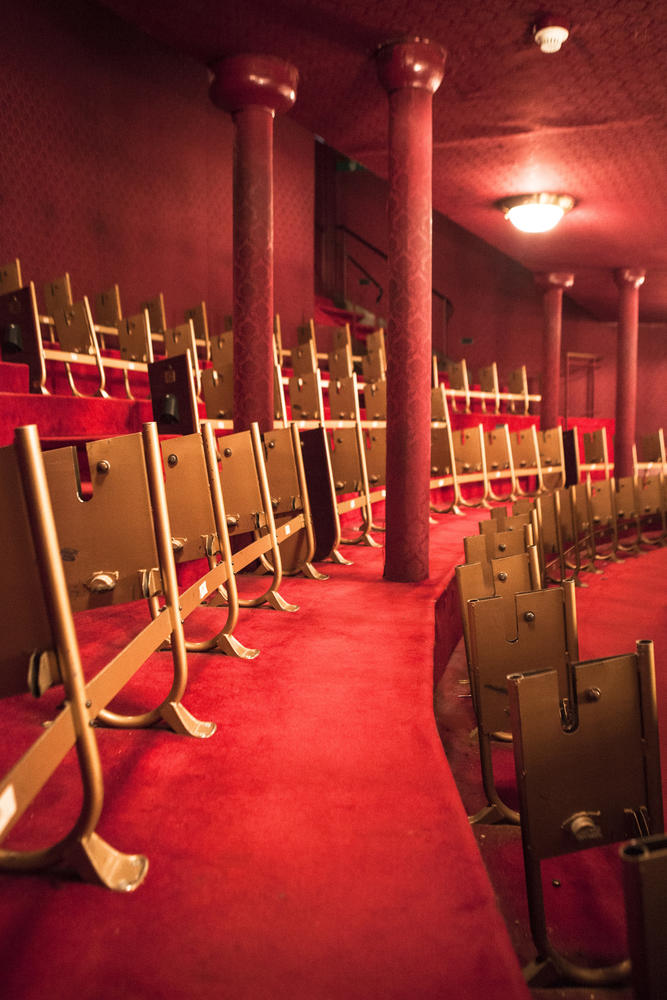 La salle de La Monnaie en travaux © Tine Claerhaut