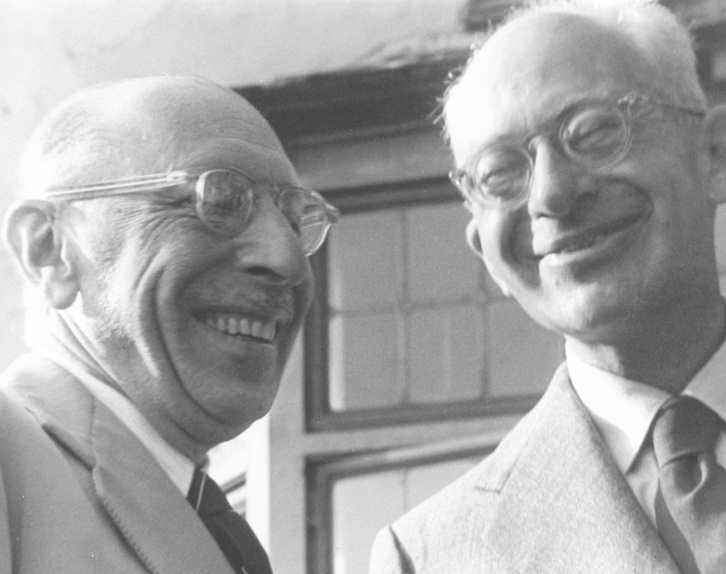 Igor Stravinski et Mario Castelnuovo-Tedesco © DR
