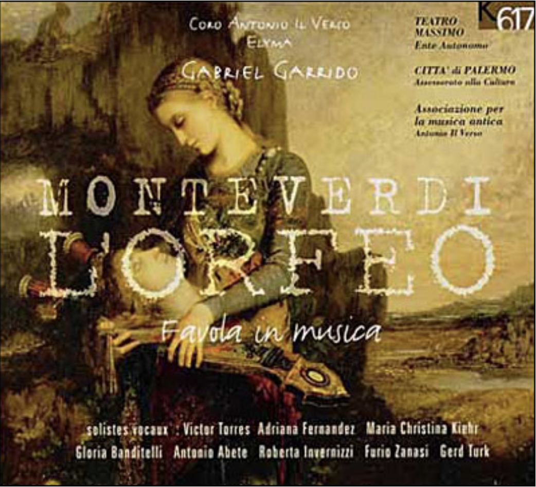 L'Orfeo de Monteverdi par Gabriel Garido
