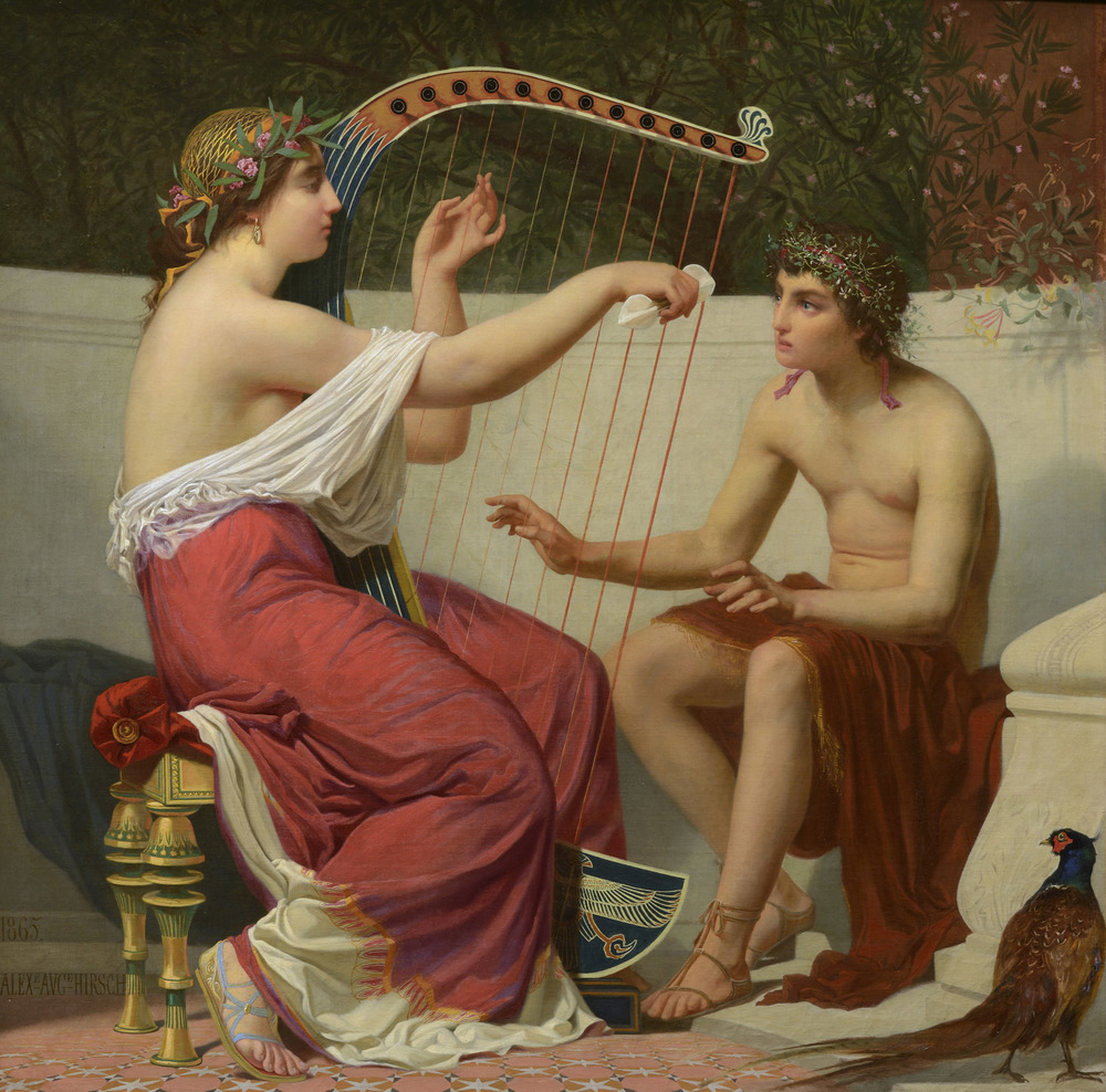 Calliope et Orphée, Alexandre-Auguste Hirsch © DR