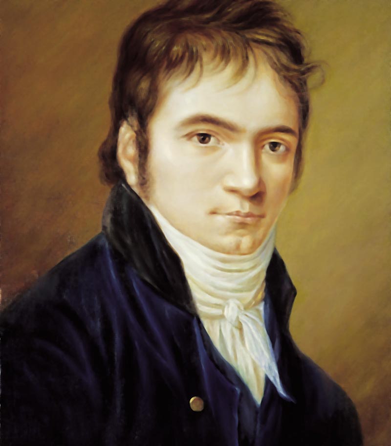 Ludwig van Beethoven peint par Christian Horneman ©  DR