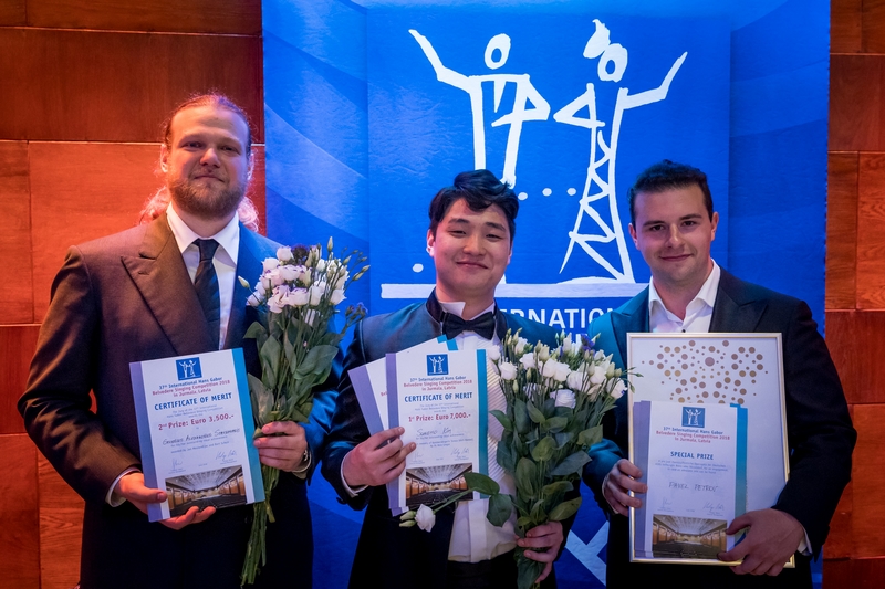 Georgios Alexandros Stavrakakis, Sungho Kim, Pavel Petrov (de gauche à droite) © Belvedere