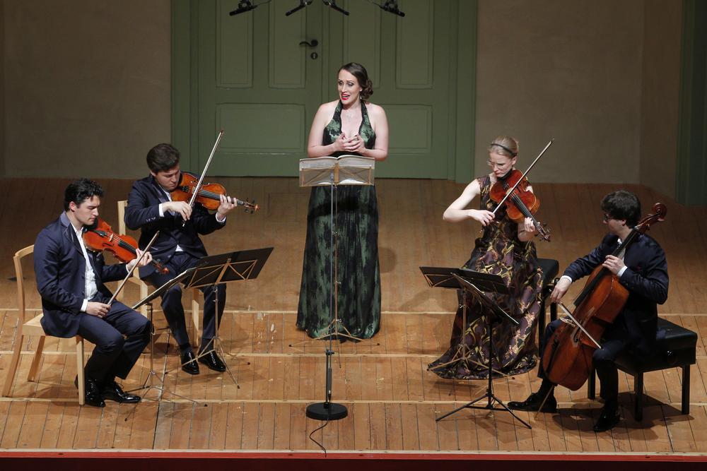 Brenda Rae et le Quatuor Schumann © DR