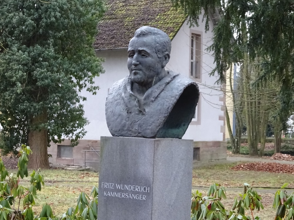 Buste de Fritz Wunderlich (Kusel - Benzino Park) © Wikimedia Commons