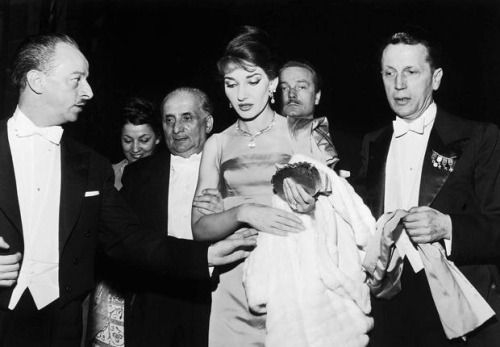 Maria Callas en 1958 à Paris © DR