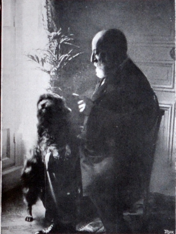 Camille Saint-Saêns et sa chienne Dalila © DR