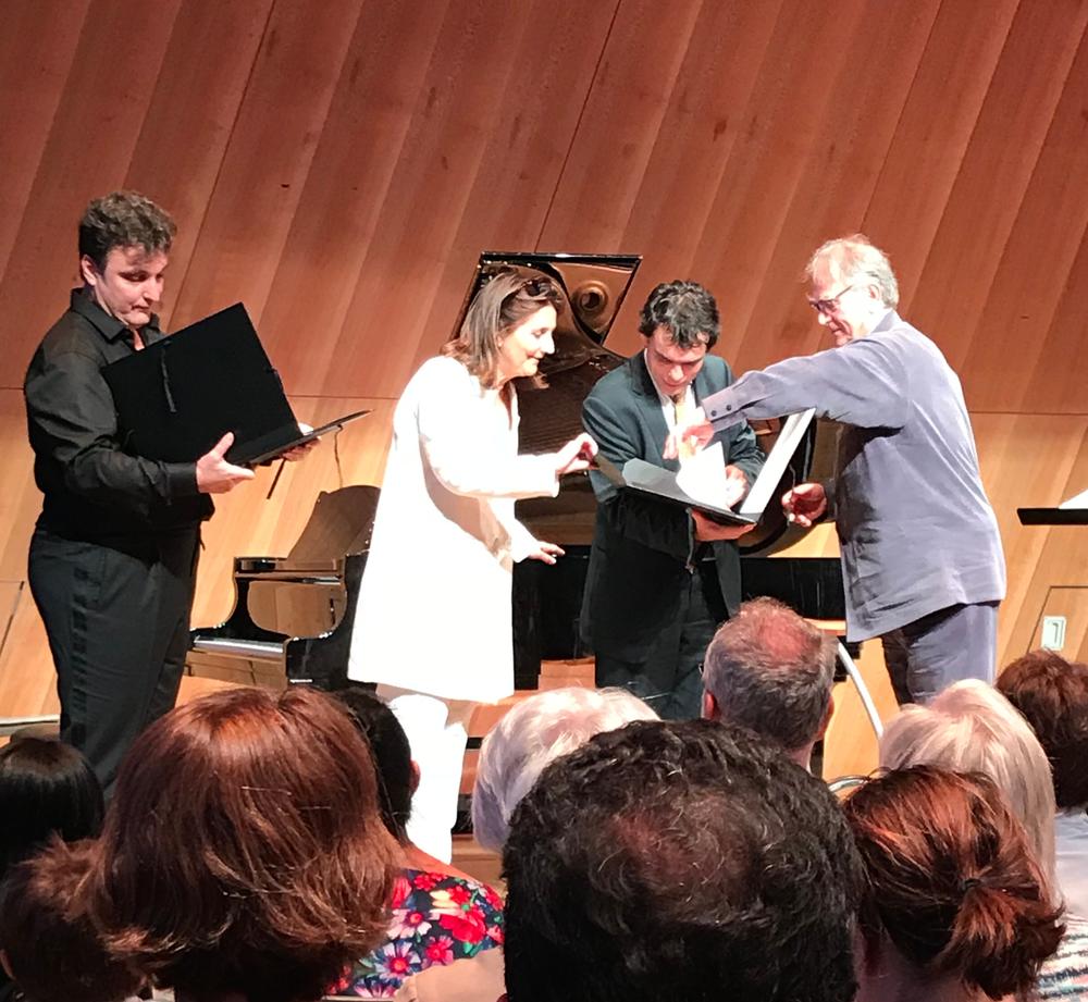 Ludovic Tézier, Michèle Reiser, Mathias Auclair, Dominique Gillet © Christophe Rizoud