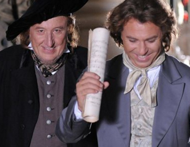 Jean-François Balmer et Roberto Alagna dans le téléfilm "Celles qui aimaient Richard Wagner" © DR