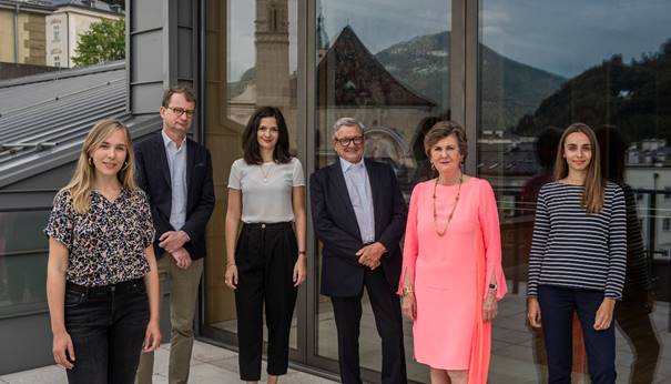 Elsa Dreisig, Bertrand Dermoncourt, Marianne Crebassa, Heinrich Spängler, Helga Rabl-Stadler et Lea Desandre. ©  SF/Marco Borrelli