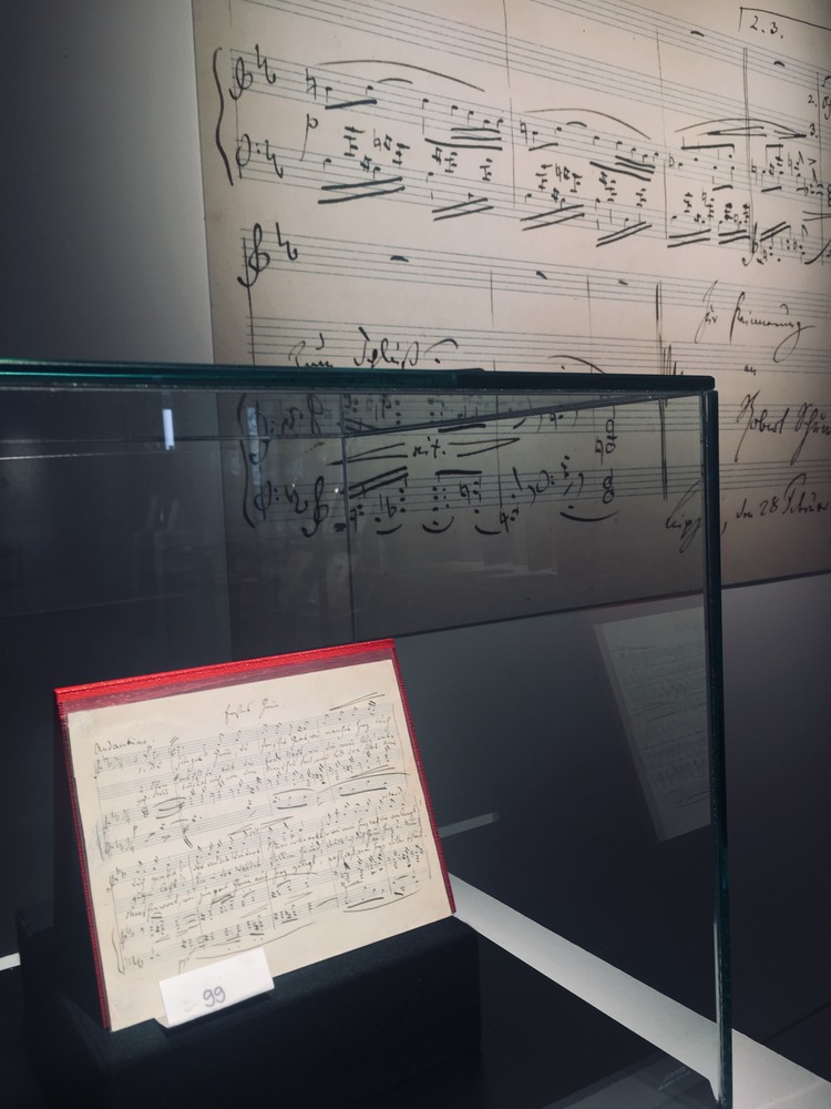 Robert Schumann, Die Erstes Grün, manuscrit autographe signé