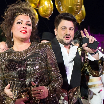 Anna Netrebko et Yusif Eyvazov au "Life Ball" 2015 © DR