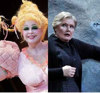 Susan Graham dans "Hänsel et Gretel", Karita Mattila dans "Jenufa" © DR