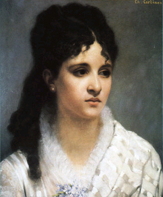 Mel Bonis, 27 ans, par Charles-Auguste Corbineau (1885)