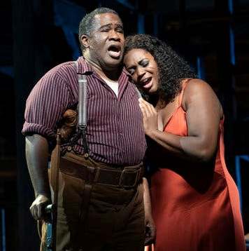 Eric Owens et Angel Blue dans Porgy and Bess au Met © Sara Krulwich/The New York Times