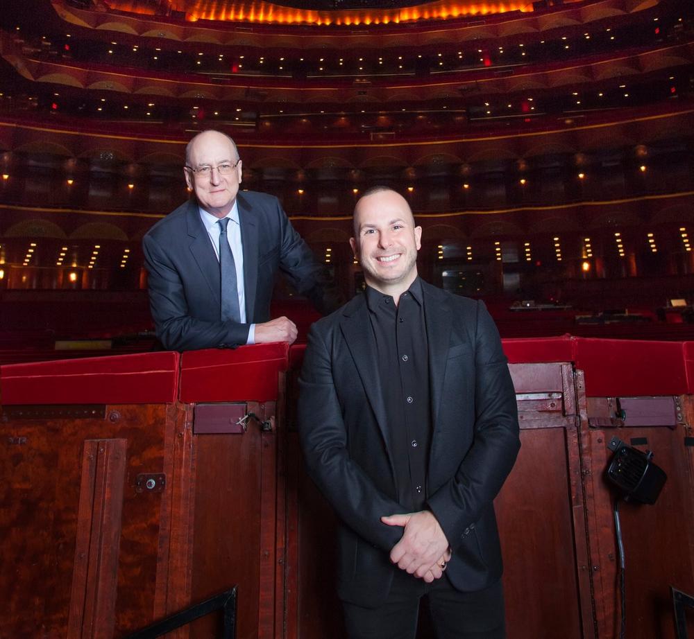 Peter Gelb et Yannick Nézet-Seguin Rose © Callahan/Metropolitan Opera