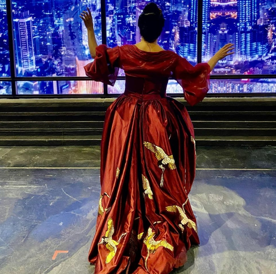 Anna Netrebko en Lady Macbeth dans la mise en scène de Davide Livermore à La Scala © Instagram