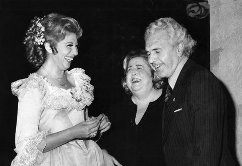 Beverly Sills, Sarah Caldwell et Julius Rudel en 1976 © DR