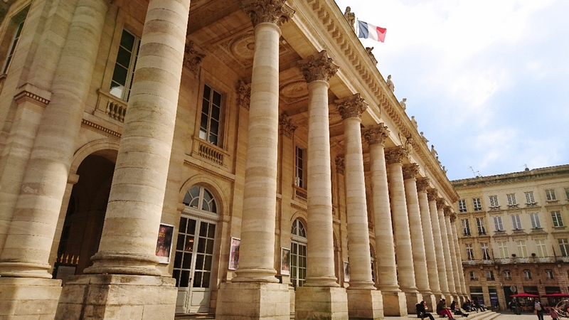 Bordeaux, la façade du Grand-Théâtre © Caroline Notari