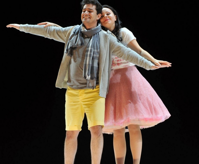 Samir Pirgu (Le Duc de Mantoue) et Aleksandra Kurzak (Gilda) dans Rigoletto à Zurich © Hans Jörg Michel