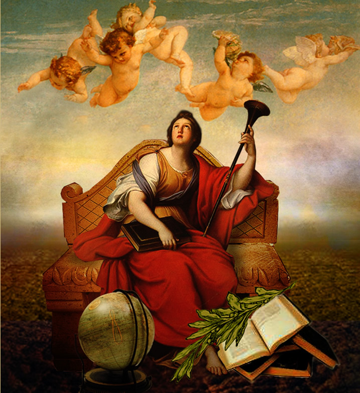 Clio, la muse de l'histoire, par Pierre Mignard  © DR