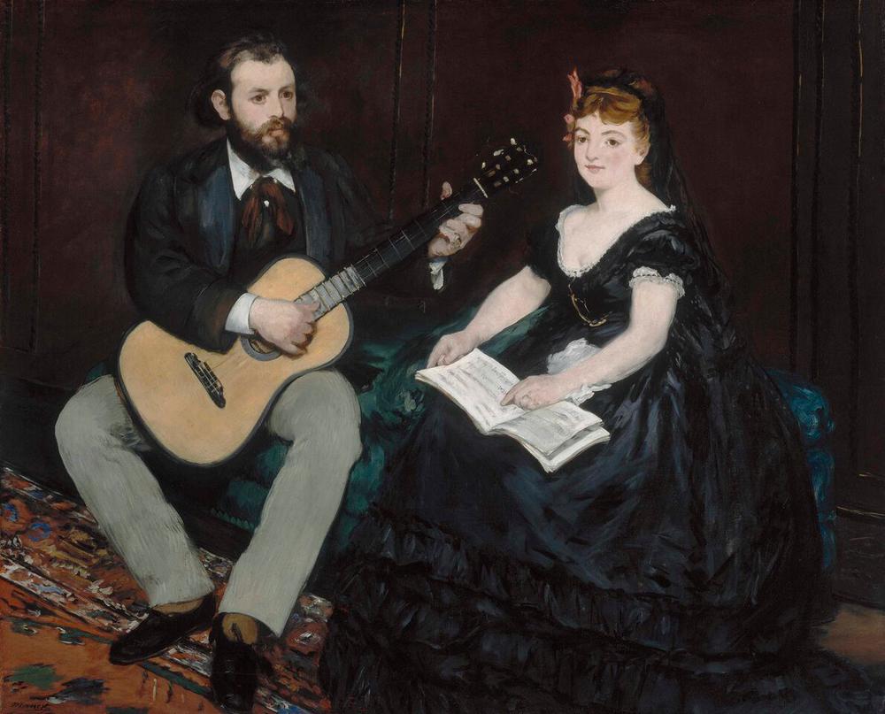Manet, La Leçon de musique © Boston, Museum of Fine Arts