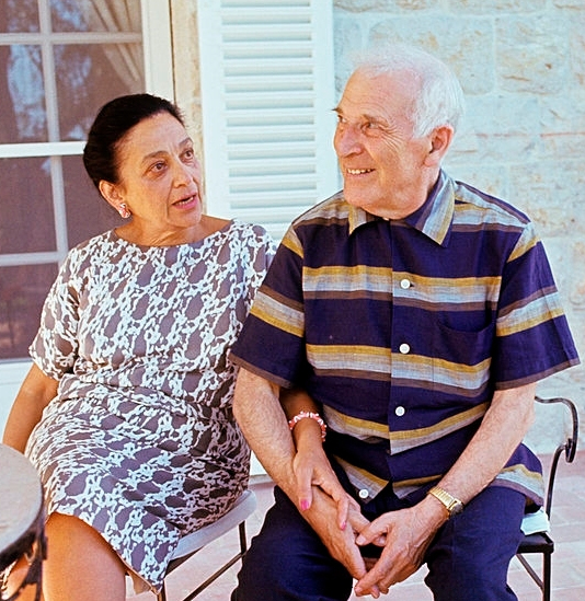 Vava Brodsky et Marc Chagal en 1967 © Wikipedia